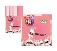 P’TIT CLOWN - Accessoires Décoration d’Anniversaire Enfant - Lapins Crétins™ - Licence Officielle - Assiettes, Gobelets, Serviettes, Confettis, Sachets, Cartes d’Invitation (Serviette x20)