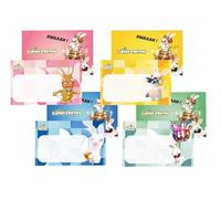 P’TIT CLOWN - Accessoires Décoration d’Anniversaire Enfant - Lapins Crétins™ - Licence Officielle - Assiettes, Gobelets, Serviettes, Confettis, Sachets, Cartes d’Invitation (Carton invitation x8)