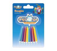 P’TIT CLOWN - Accessoires Décoration d’Anniversaire Enfant - Petronix - Licence Officielle - Assiettes, Gobelets, Serviettes, Confettis, Sachets, Cartes d’Invitation (Bougies x13)