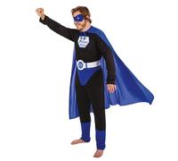 Costume homme en super-marié S/M (x1) REF/66601 EVG: Enterrement vie de garçon - ptit clown bleu et noir