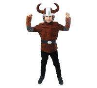 P’TIT CLOWN - Déguisement Viking Enfant - Fille, Garçon - Parfait pour Carnaval, Fêtes Costumées et Évènements à Thème - Polyester