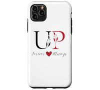 P & U Initiales de couple, mariage, anniversaire, Mr & Mrs Coque pour iPhone 11 Pro Max