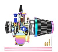 P-W-K Kit de carburateur universel avec filtre à air, collecteur d'admission, jet de carburateur 2 t/4 t, motocross, moto, scooter, VTT, quad, kart