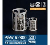 P&W R2800 Engine Separate Display Version Set Magic Factory 7505 skala 1/48