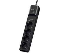 p0420sud0-de CYBERPOWER Multiprise 4xschuko 2xusb obturateur de sécurité interrupteur marche/arrêt câble 1,8m
