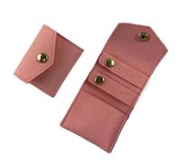 P0D5 Stor Mini sac de rangement pliable en cuir pour bijoux, sac de rangement pour collier, organiseur de voyage fonctionnel