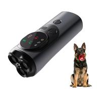 P10 Smart Appareil de contrôle des aboiements de chien ultra sonique 3 têtes anti-aboiement Portable Dissuasif Dispositif d'entraînement sûr avec modes LED pour intérieur et extérieur Rechargeable