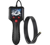 P100 Endoscope industriel 5.5mm 1080P Digital Borescope IP67 Waterproof Snake Scope Camera Handheld Inspection Camera with 2.4'' IPS Screen 6 LED-Lights