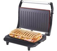 P101Tos002 Toasteur Machine À Sandwich, 850W, Plaque Antiadhésive, Poignée Thermo-Isolante, Rouge