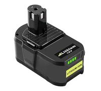 P108 Rechange pour Ryobi Batterie 18V 5,5 Ah RB18L50 RB18L40 RB18L25 P108 P104 P107 P105 P103 P107 pour Ryobi Batterie 18V Outils sans Fil Goodexo