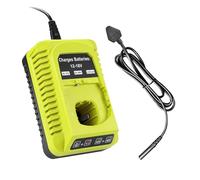 P117 Chargeur de batterie de rechange compatible avec Ryobi 12 V-18 V Li-ion et Ni-Cad Ni-Mh, indicateur intelligent sensible