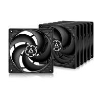 P12 Pwm Pst (5 Pièces)-Ventilateur Pc,120 Mm,Ventilateur Boitier Silencieux,Pression Statique Élevée,Fonction De Partage Pst,200-1800 Rpm (0 Rpm <5%)-Noir