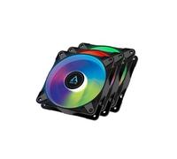 P12 PWM PST A-RGB 0dB - Value Pack - ventilateur châssis - 120 mm - noir (pack de 3)
