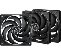 P12 Slim PWM PST (3 Pièces)-Ventilateur PC,120 mm,Ventilateur Boitier Silencieux,Refroidisseur pour Unité Centrale,Pression Statique Élevée,Fonction de Partage PST,200-2100 rpm-Noir