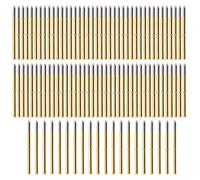 P125 - B Sondes de test à ressort 100pcs | Broches Pogo en laiton de 2,0 mm pour les tests de PCB/crevaison de couche affectée | Sondes de détection de 0,02 mm avec une longueur