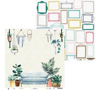 P13 30,5x30,5cm double face papier scrapbooking papier à motif 240g We are family 06