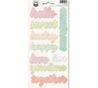 P13 Craft AUFKLEBER Dekor Stickers für Bullet Journal Scrapbooking Meet again 04