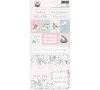 P13 Craft autocollants décoratifs pour Bullet Journal Scrapbooking, Birdhouse 02 10,5 x 23 cm