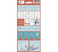 P13 Craft autocollants décoratifs pour Bullet Journal Scrapbooking, hiver 1794