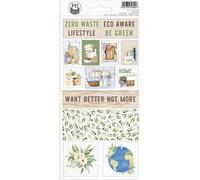 P13 Craft autocollants décoratifs pour Bullet Journal Scrapbooking, There is no Planet B
