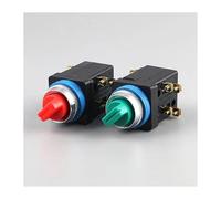 P132 380V Electrical Rotary switch knob 25mm 2 position/3 position Selector Button switch Red/Green LA18-22X2 LA18-22X3 NWPNLXEA(Green,2 position)
