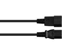 P1430-S015 Extension Cable Straight C14 to C13 Straight 0.75 mm² Black 1.5 m