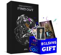 P1Harmony - DISHARMONY: FIND OUT [Find out ver.] (3rd Mini Album) Album+Pre Order Limited Benefits+BolsVos K-POP eBook (28p), Photocards