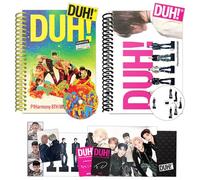 P1Harmony - P1Harmony - 8th Mini Album [DUH!] (Random Ver.) Photobook + CD-R + Folded Poster + Frame Photo + Sticker + Unit Photo Card + 3 Extra Photocards