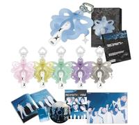 P1Harmony - UNIQUE 9th Mini Album (Light Keyring / Random Ver.) Out Box + Photo Book + Mini CD-R + Sticker + Folded Poster + 3 Extra Photocards Official K-POP Sealed Album