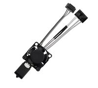 P1P/P1S Hotend complet avec ventilateur, buse en acier trempé de 0,4 mm pour imprimante 3D, kit de tête d'impression en céramique avec cartouche chauffante, bloc chauffant thermistance et support de