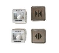P235804B000G Pièces détachées pour ascenseurs Ascenseur COP LOP Bouton carré Symbole noir Ouvrir Fermer la porte P235804B000G04