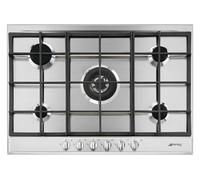 Smeg P272XGH plaque Acier inoxydable Intégré (placement) Gaz 5 zone(s)