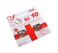 P2R (Cycle) Connecteur de Chaine Velo 10v. ybn Argent (Attache Rapide) Compatible Shimano - Campagnolo (Blister de 2 Pieces)
