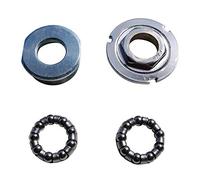 Cuvette pédalier pour cage à billes axe carré filetage anglais - SPAMEL - Acier chromé - Pour vélo sur route