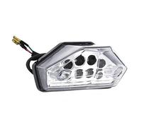 P2R Feu arrière compatible avec Moto Rieju 50 MRT 2009 à 2021 12V a LED cabochon transparent