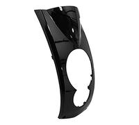 P2R (Motorisé) CARENAGE-FACE AV SCOOT ADAPTABLE PEUGEOT 50 LUDIX NOIR BRILLANT (POUR COMPTEUR TRIANGULAIRE) -P2R-