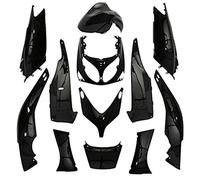 Carrosserie-Carenage Maxiscooter Adaptable Yamaha 500 Tmax 20012007 Noir Brillant -Style Origine- -Kit 12 Pieces- -P2r- - Aucune