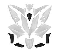 Carrosserie-carenage maxiscooter adaptable yamaha 530 tmax 2015+2016 blanc brillant (kit 14 pieces) n/a