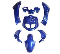 P2R (Motorisé) CARROSSERIE-CARENAGE Scoot Adaptable Peugeot 50 TKR, Trekker 2007> Bleu Metal (KIT 7 Pieces) -P2R-
