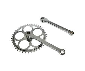 P2R Pédalier City Acier Chrome à clavette Plateau chaîne 46D. 3.30