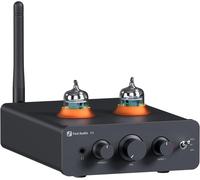 P3 Hi-Fi Préamplificateur À Tubes, Home Audio Mini Amplificateur À Tubes & Pour Casque, Bluetooth 5.1 Aptx-Ll & Aptx-Hd, Réglages Bass & Aigus Pour Enceintes Actives Stéréo Hi-Fi, Rca & Aux