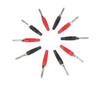 P3008 10PCS 4mm Banana Plug Jack For Speaker Amplifier Test Probes Connector