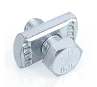 P3010 Lot de 20 écrous de canal et boulons 1/2" x 15/16" pour tous les canaux de jambe de 1-5/8". Supports de montage pour panneau solaire. Vis en acier