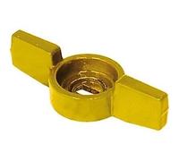P31FG Poignée papillon jaune pour vannes à boisseau sphérique P31FGY001 1/4"GIACOMINI