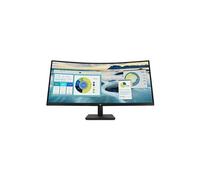 HP P34hc G4 - P-Series - écran LED - incurvé - 34" - 3440 x 1440 WQHD @ 60 Hz - VA - 250 cd/m² - 3500:1 - 5 ms - HDMI, DisplayPort, USB-C - haut-parleurs - noir Noir G