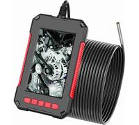 P40 Endoscope industriel portable Borescope Caméra d'inspection étanche IP67 Objectif de 3,9 mm intégré 6 LED réglables avec écran d'affichage haute définition 1080P de 4,3 pouces