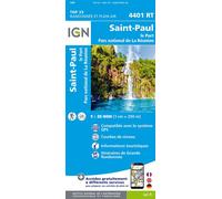 IGN Saint-Paul (Réunion) - Carte topographique Taille unique