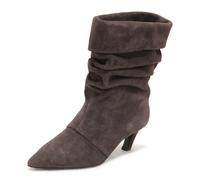 P4976 STIVALETTO ARRICCIATO DONNA ASH VIRGEE WOMAN SUEDE BOOTS GREY