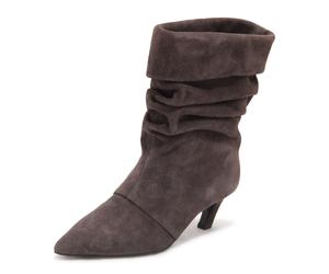 P4976 STIVALETTO ARRICCIATO DONNA ASH VIRGEE WOMAN SUEDE BOOTS GREY