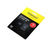 P4A Mi A3, MicroSDHC Carte mémoire, 16Go, Classe 10, High Speed, Adaptateur SD